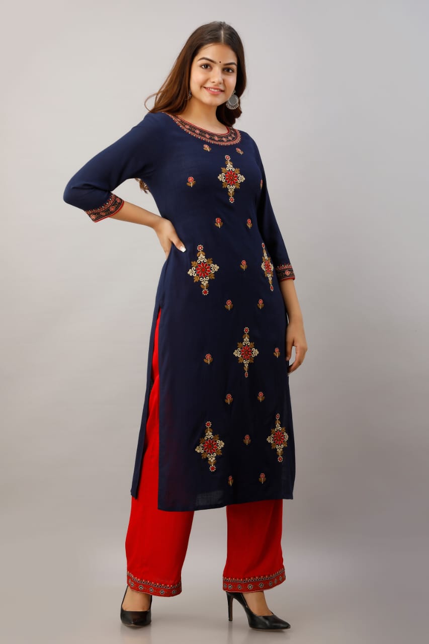 Gulkand Designer Launch Queen Catalog Wholesale Rayon Kurtis With Plazo Set  Buy Online Wholesale Rate